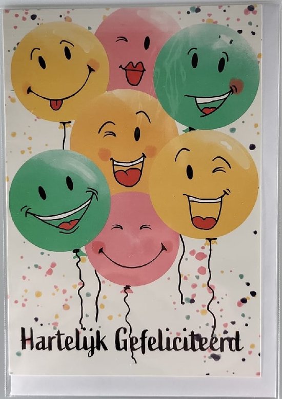 Hartelijk gefeliciteerd met je verjaardag! Een ontzettend leuke kaart met  ballonnen... | bol