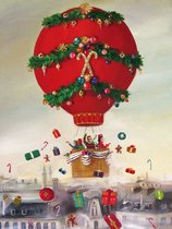 New York Puzzle Company Ride de Noël en Balloon - 500 pièces