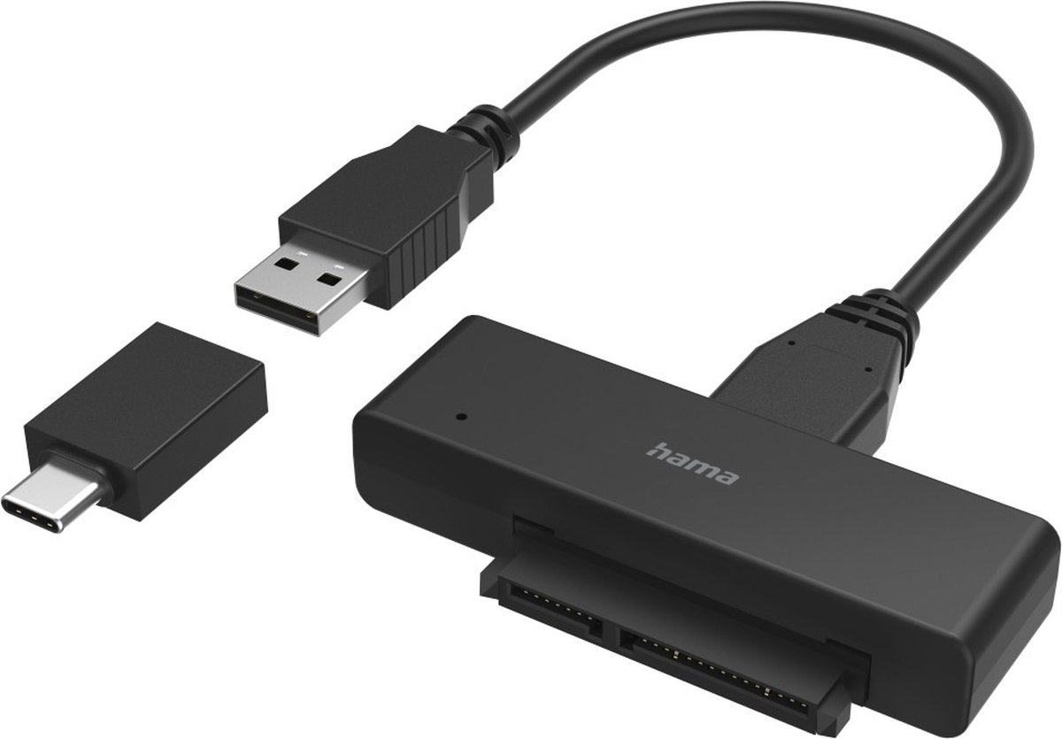 Hama USB-adapter Voor Harde Schijf Voor 2,5 En 3,5 SSD- En HDD-harde Schijven