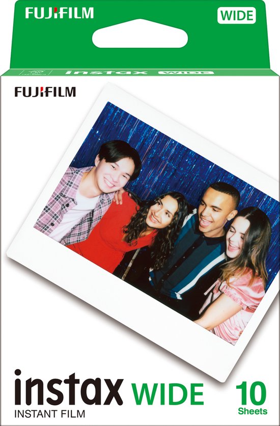 Fujifilm Instax Wide Film - Papier photo instantané - Paquet de 10 | bol.com