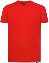 Dsquared2 Sleeve Logo T-Shirt Heren Rood - Maat: M