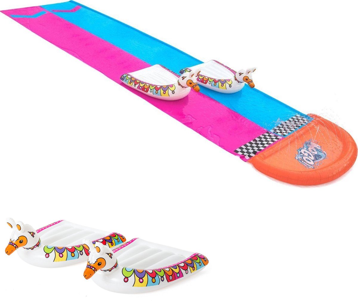 Waterglijbaan - Buikschuifbaan - Waterslide - Waterglijmat - Buikschuifmat — afbeelding 4