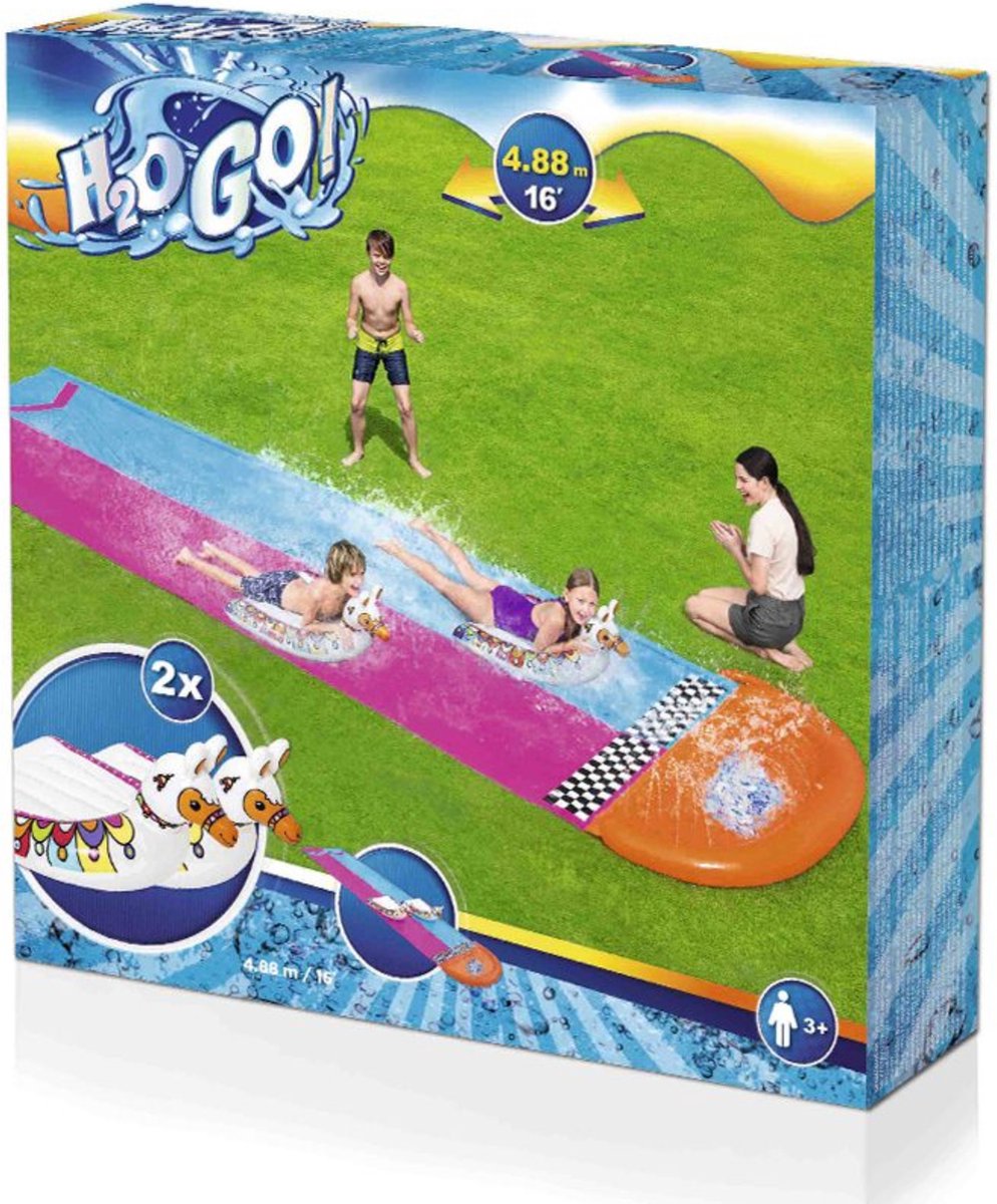 Waterglijbaan - Buikschuifbaan - Waterslide - Waterglijmat - Buikschuifmat — afbeelding 2
