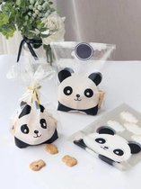 Knaak Treat Bags - Panda Bear - 25 pièces - Zwart/ Wit
