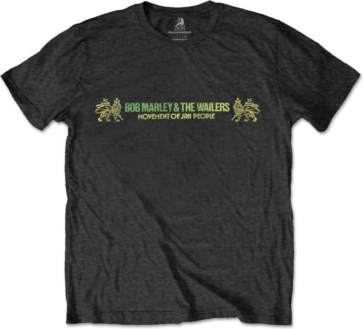 Bob Marley - Exodus Heren T-shirt - L - Zwart