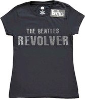 The Beatles - T-shirt Femme Revolver - M - Zwart