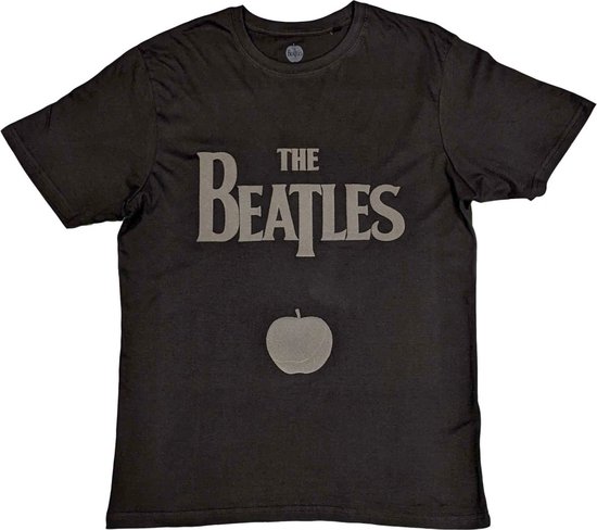 Heren Grijze Zip Hoodie Officiële Merch The Beatles Hoodie – Grijs, Met Rits En Logo Op De Rug, Heren Grijze Zip Hoodie Beatles