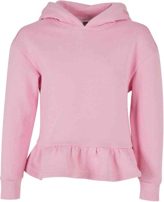 Urban Classics - Organic Volants Kinder hoodie/trui - Kids 158/164 - Roze