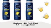 Nivea Men Douchegel XL - Power Fresh - 3 x 400 ml