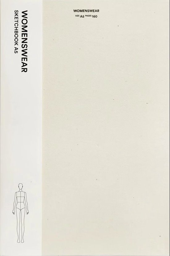 Fashionary Womenswear Sketchbook A5 - cover