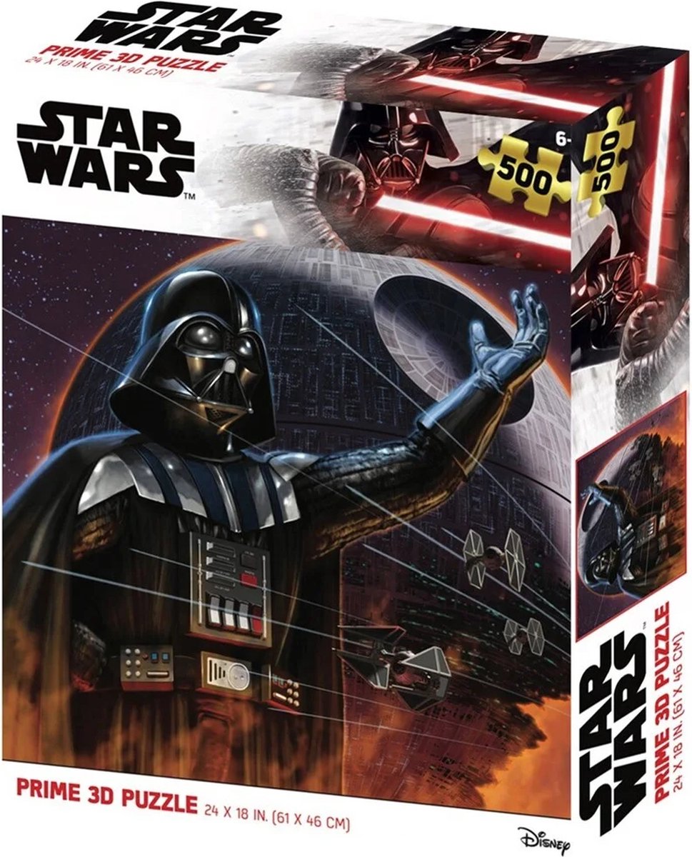 Star Wars - Darth Vader en Death Star Puzzel 500 stk 61x46 cm