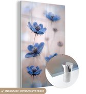 Acrylglas - Wanddecoratie glas - Bloemen - Cosmos - Natuur - Glasschilderij - 40x60 cm - Schilderij glas
