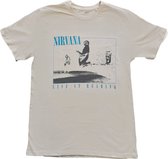 Tshirt Homme Nirvana -L- Live At Reading Grijs