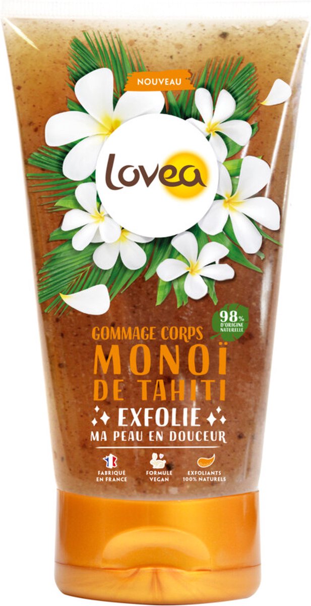 Lovea Body Scrub Tahiti Monoï - 2 x 150 ml - Voordeelverpakking