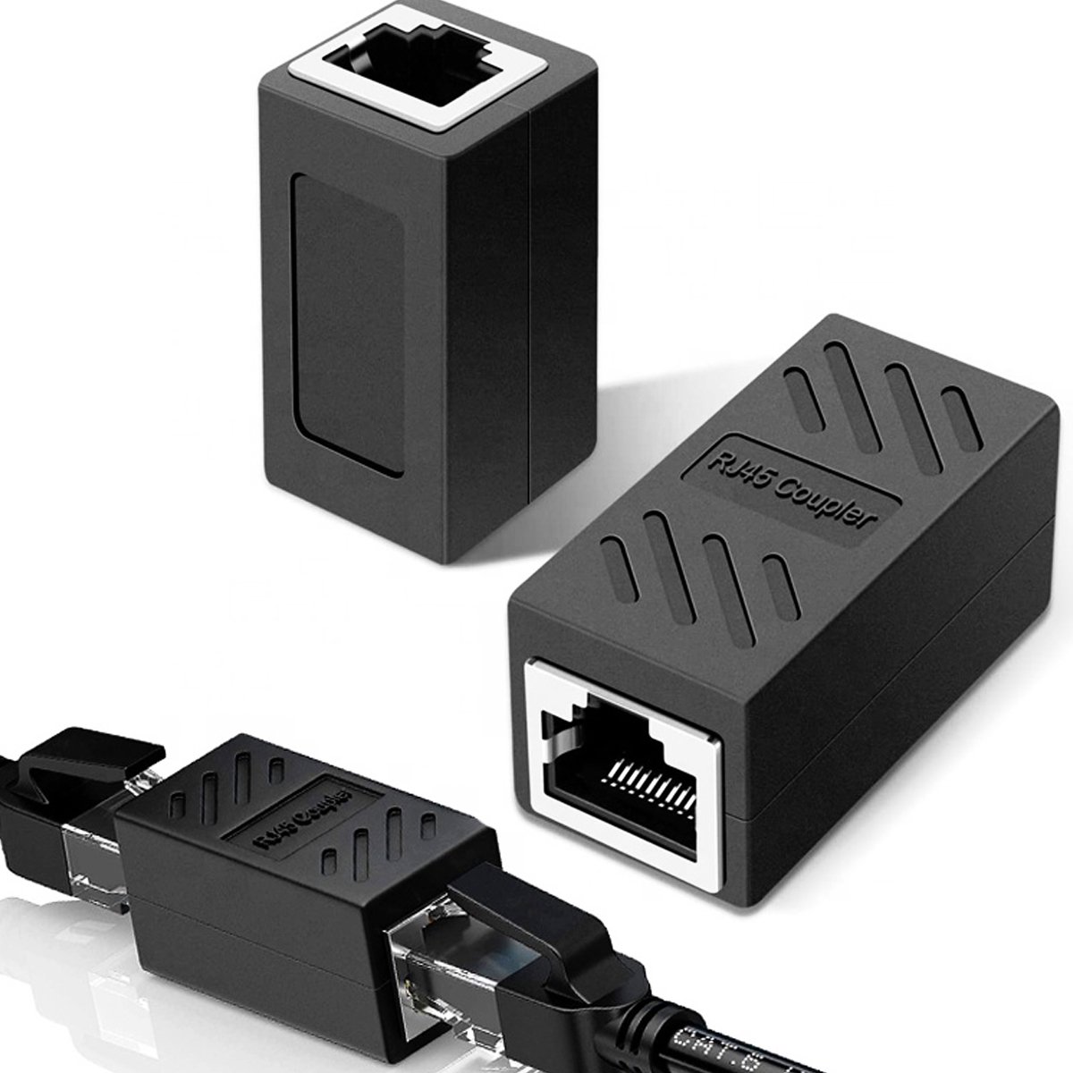 RJ45 Cat6 Connector End Doorgang Modulaire Plug (50X-Cat6/6a