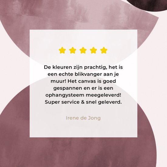 Peinture sur toile Formes - Abstrait - Pastel - Rose - 20x30 cm - Décoration murale