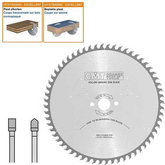 CMT Platenzaag Cirkel zaagblad Materiaal Zagen 1 Stuk(s)