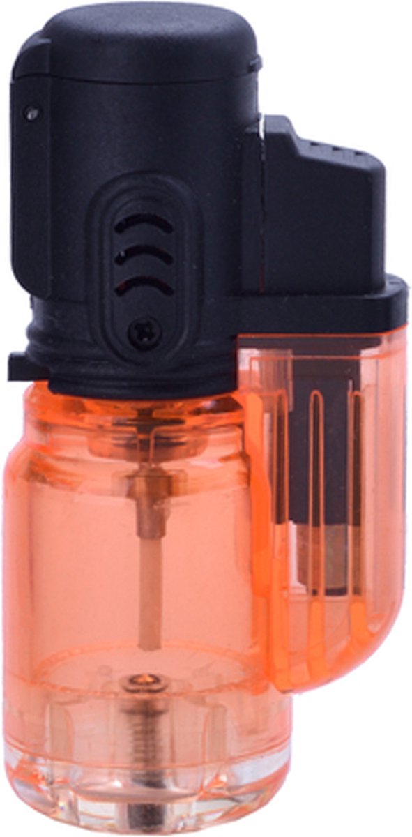 Goedkoopste Prof® Jet Hervulbare Aansteker - Vuurwerk Aansteker - Gasbrander - Gasaansteker - BBQ - Windproof - Oranje