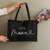 Mooie shopper voor de Liefste Mama | zwart