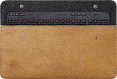 kwmobile hoes voor draadloos keyboard - geschikt voor Logitech K360 - Met drukknoopsluiting - In bruin