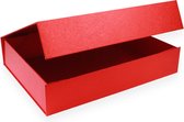 Magneetdoos - cadeau verpakking – A4/C4 - 60 mm hoog - Rood - 6 stuks
