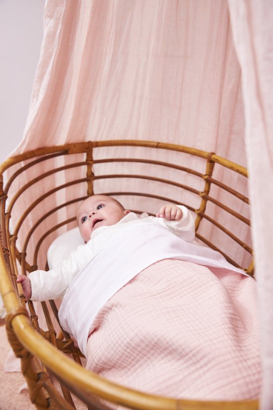 Meyco Baby Uni klamboe - soft pink — afbeelding 5