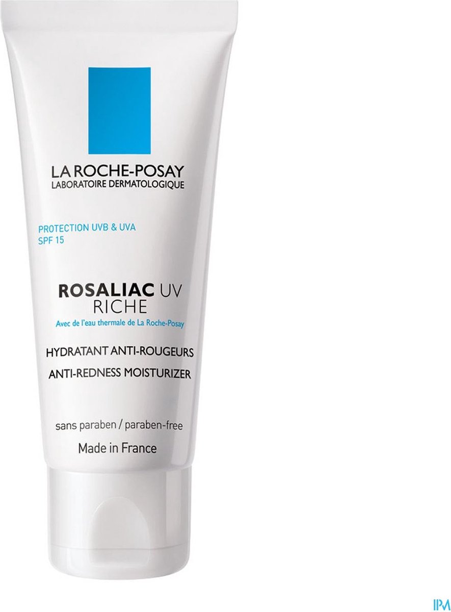 La Roche-Posay Rosaliac UV Rijk SPF15 Hydraterende Gezichtscrème tegen  Roodheid 40ml | bol.com