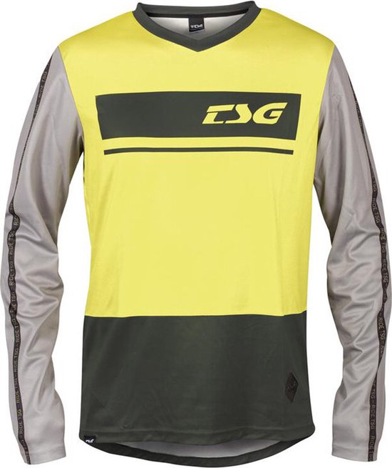 TSG Skillz Longsleeve Jersey, zwart/geel
