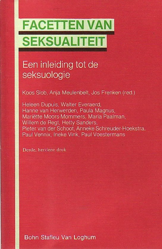 Facetten van seksualiteit inleiding tot de seksuologie