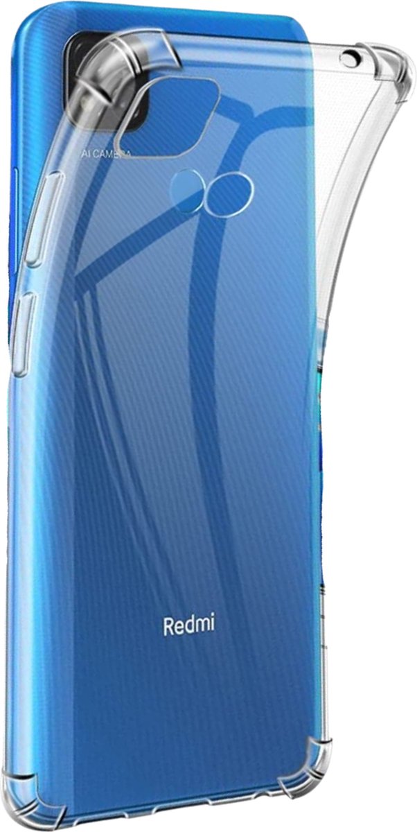 Hoesje voor Xiaomi Redmi 9C / Redmi 9C NFC backcover Shockproof siliconen Transparant