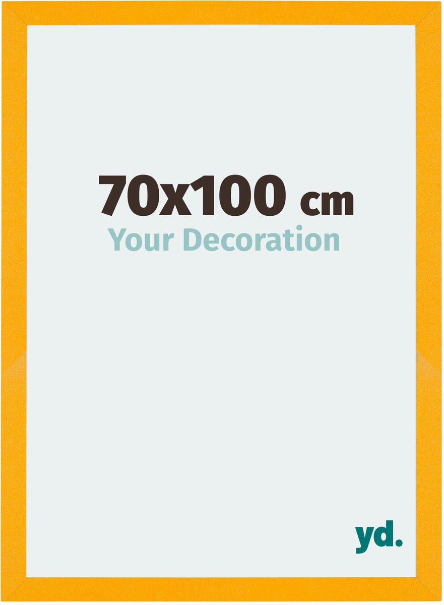 Your Decoration - Fotolijst 70x100 cm - MDF - Geel - Mura