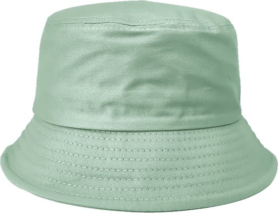 Bucket Hat - Mintgroen | 55-57 cm - One Size | Katoen | Fashion Favorite