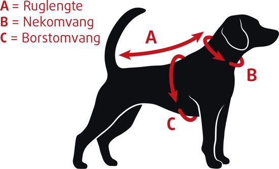 Beeztees Parinca Collier pour Chien Nylon - Zwart 45-50 cm x 25 mm