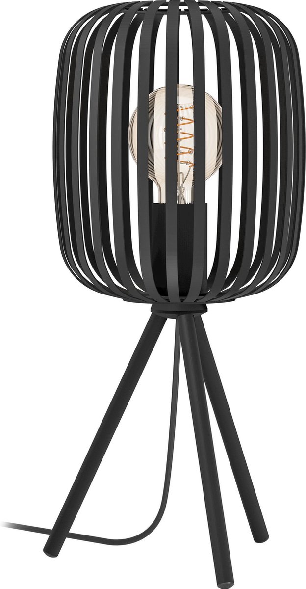EGLO tafellamp Romazzina zwart ⌀20cm E27