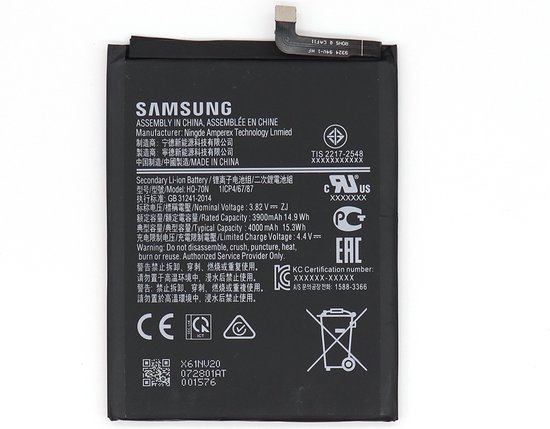 Geschikt voor Samsung Galaxy A11 A115F Battery HQ -70N - Galaxy A -  Batterijen - 3900... | bol