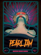 Signs-USA - Concert Sign - metaal - Pearl Jam - Madison Square Garden - 20x30 cm