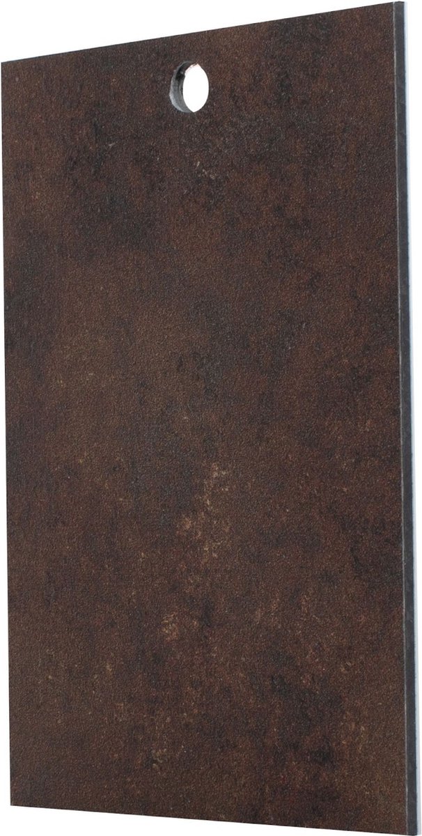 SAMPLE - PROEFMONSTER 10 X 15cm - Schulte Deco Design - motief douche acherwand in Decor metaal roest-effect 611 - - M98401 611 wanddecoratie - muurdecoratie - badkamer wandpaneel - muurbekleding -