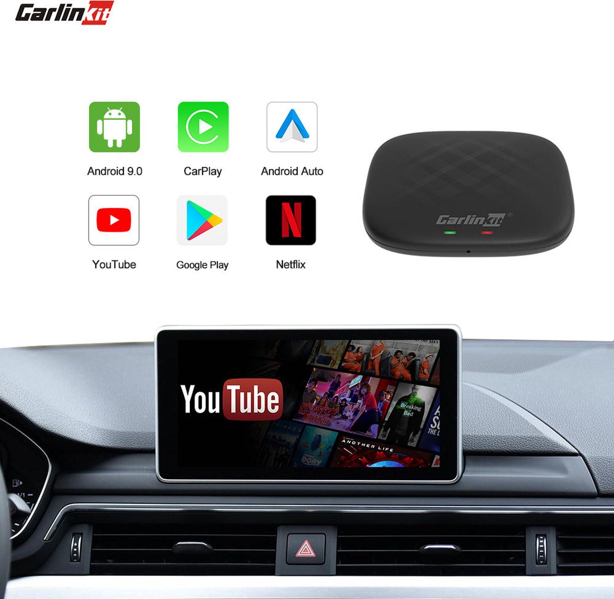 Carlinkit – Dongle USB sans fil CarPlay, boîte automatique Android, Mi –  Carlinkit Wireless CarPlay Official Store