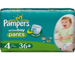 Pampers - Active Boy Pants - Diego - Maat 4 - 36 Luierbroekjes