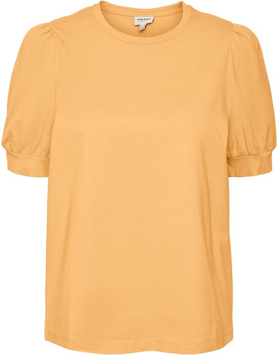 Vero Moda T-shirt Vmkerry 2/4 O-neck Top Vma Jrs Noo 10275520 Mock Orange Dames Maat - S