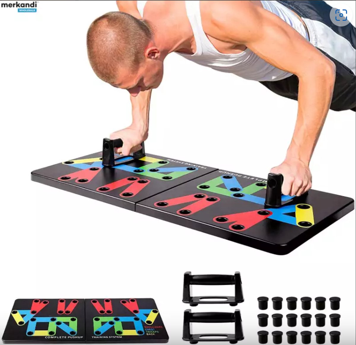 Push up bord XL - Push up bars - Push up - Push up grips - Opdruk bord - Opdruksteunen - Push up - Workout - Fitness