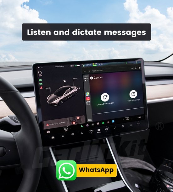 Carlinkit T2C Voor Tesla - Draadloos CarPlay & Android Auto Adapter Plug-and-Play van Carlinkit — afbeelding 5