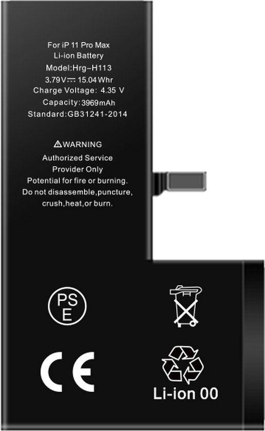 Aubergine droom Op maat MF For iPhone 11 Pro Max Battery, Batterij, Accu 616-00650 inclusief  gereedschap | bol.com