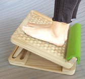 anti-slip stretch board - Houten incline board - Yoga - Voor het rekken van kuiten, voeten, enkels, benen en rug - Inklapbaar - Fitnessapparatuur