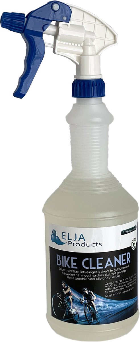 Elja BikeCleaner voor professioneel onderhoud | Fietsreiniger | kettingreiniger | 1l spray | Gebruiksklaar