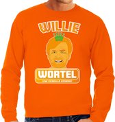 Pull Bellatio Decorations King's Day - Willie Wortel - homme - pull - orange M