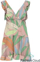 Only Alma Life Vis Strap Frill Dress Coral Cloud MULTICOLOR M