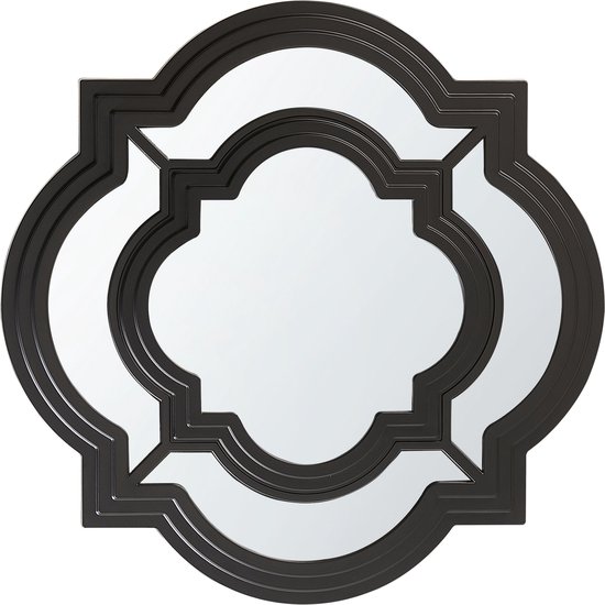 COBETA - Wandspiegel - Zwart - Synthetisch materiaal