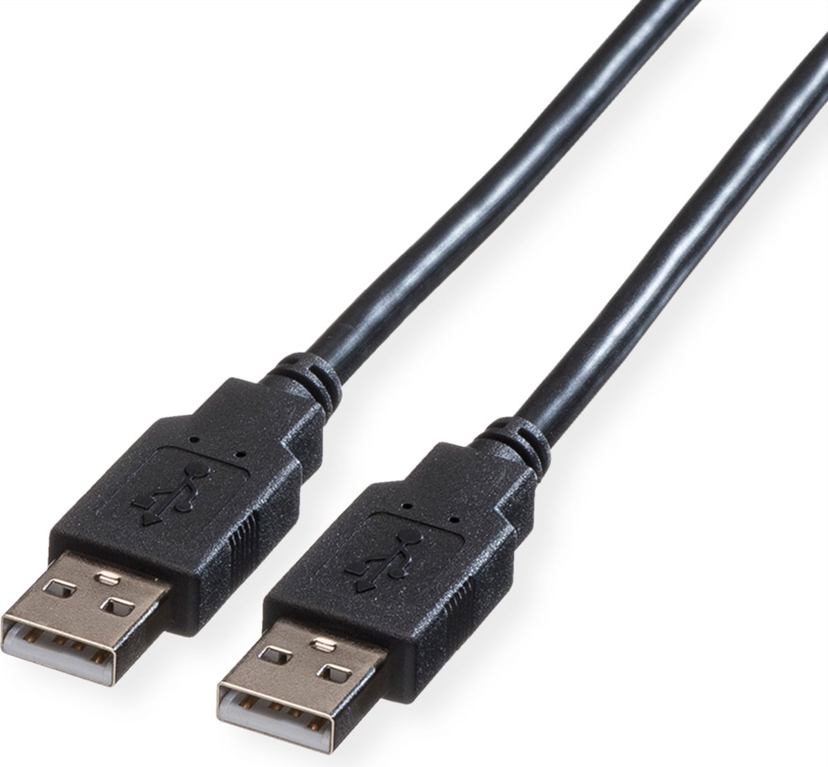 ROLINE USB 2.0 Kabel, type A-A, zwart, 3 m