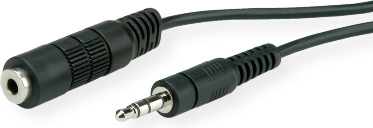 ROLINE 3,5mm verlengkabel M/F, 5 m